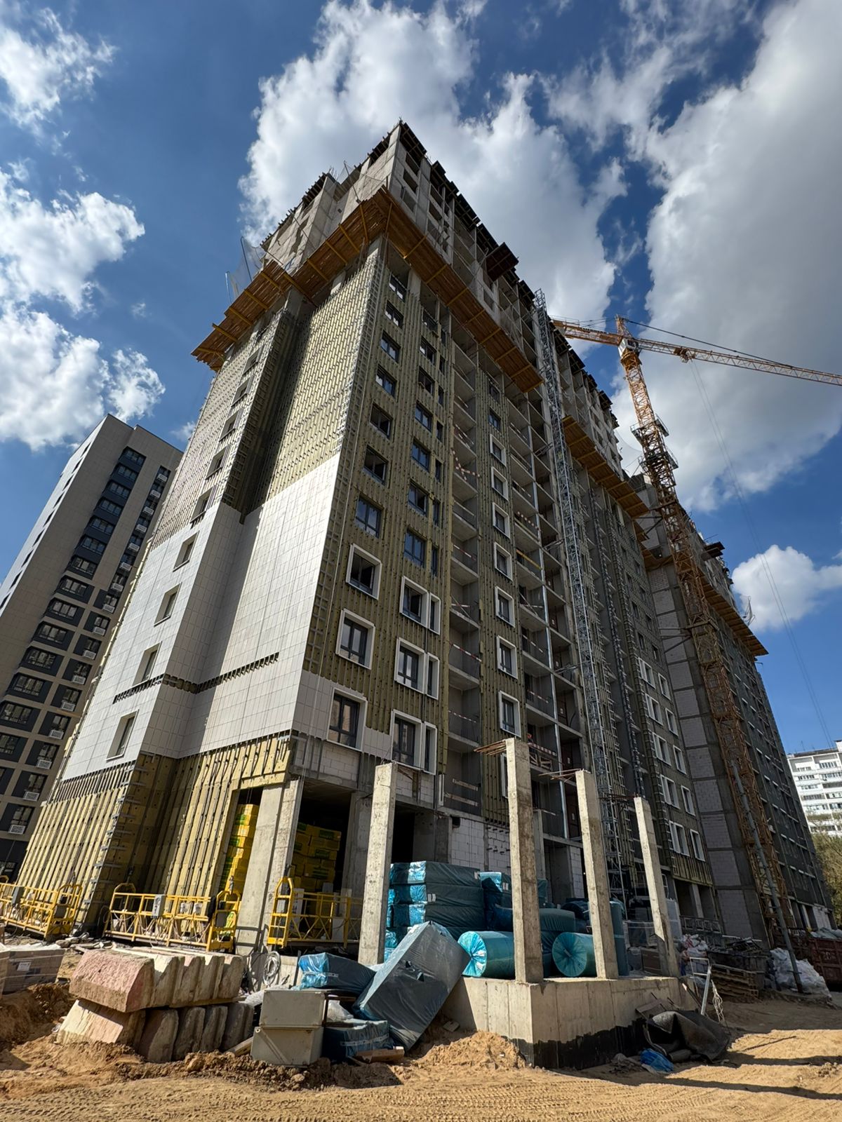 Жилой дом с инженерными сетями и благоустройством территории, Булатниковский пр-д, вл.2В, корп.3 (Южный административный округ), 2025 г.